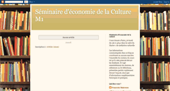 Desktop Screenshot of economieculturem1.blogspot.com