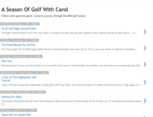 Tablet Screenshot of carolsgolfseason.blogspot.com