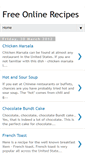 Mobile Screenshot of free-online-recipes.blogspot.com