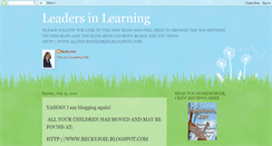 Desktop Screenshot of leadlearners.blogspot.com