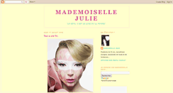 Desktop Screenshot of mademoiselle-julie.blogspot.com