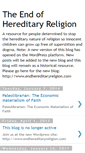 Mobile Screenshot of endhereditaryreligion.blogspot.com