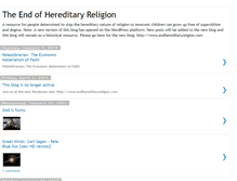 Tablet Screenshot of endhereditaryreligion.blogspot.com