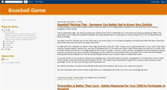 Desktop Screenshot of baseball-game-info.blogspot.com