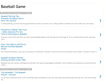 Tablet Screenshot of baseball-game-info.blogspot.com