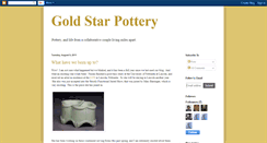 Desktop Screenshot of goldstarpottery.blogspot.com