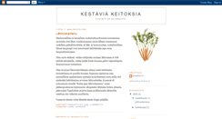 Desktop Screenshot of kestavakeittio.blogspot.com