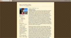 Desktop Screenshot of daveinnamibia.blogspot.com