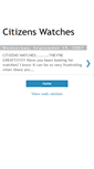 Mobile Screenshot of citizenswatches.blogspot.com