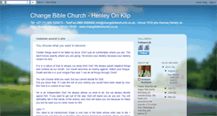Desktop Screenshot of changebiblechurch.blogspot.com