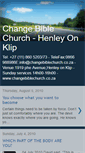 Mobile Screenshot of changebiblechurch.blogspot.com