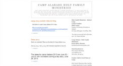 Desktop Screenshot of holyfamilyalabarecamp.blogspot.com