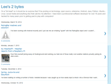 Tablet Screenshot of lees2bytes.blogspot.com