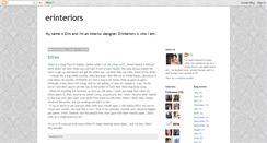 Desktop Screenshot of erinteriors.blogspot.com