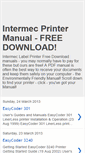 Mobile Screenshot of manual-for-intermec-printer.blogspot.com