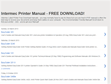 Tablet Screenshot of manual-for-intermec-printer.blogspot.com