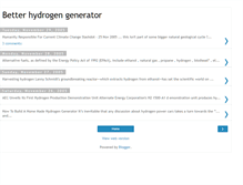 Tablet Screenshot of hydrogen-generator.blogspot.com