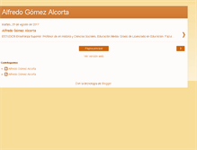 Tablet Screenshot of alfredogomezalcorta.blogspot.com