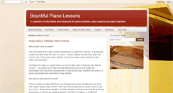Desktop Screenshot of bountifulpianolessons.blogspot.com