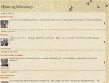 Tablet Screenshot of hjemoglidenskap.blogspot.com