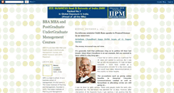 Desktop Screenshot of iipm-best-b-school.blogspot.com