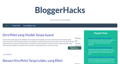 Desktop Screenshot of bloggerhacks.blogspot.com