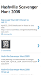Mobile Screenshot of nashvillescavengerhunt.blogspot.com