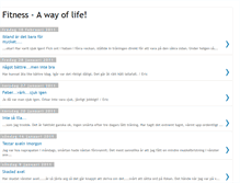 Tablet Screenshot of fitnessawayoflife.blogspot.com