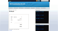 Desktop Screenshot of bdexamresult.blogspot.com