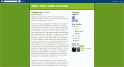 Desktop Screenshot of hiltonheadhealthinternship.blogspot.com