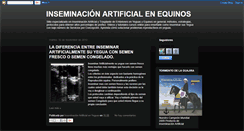 Desktop Screenshot of inseminacion-artificial-en-yeguas.blogspot.com