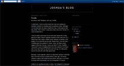 Desktop Screenshot of joshuakkthompson.blogspot.com