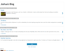 Tablet Screenshot of joshuakkthompson.blogspot.com