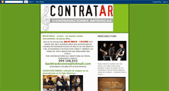 Desktop Screenshot of contratarartistas.blogspot.com