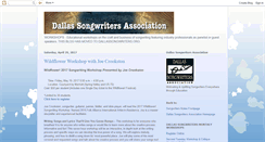 Desktop Screenshot of dallassongwritersworkshops.blogspot.com