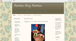 Desktop Screenshot of mommiesbeingmommies.blogspot.com