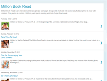Tablet Screenshot of millionbookread.blogspot.com