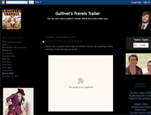Tablet Screenshot of gulliverstravelsmovietrailer.blogspot.com
