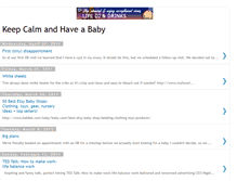 Tablet Screenshot of keepcalmandhaveababy.blogspot.com