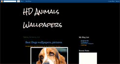 Desktop Screenshot of animalwalls.blogspot.com