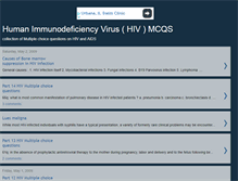 Tablet Screenshot of hivmcqs.blogspot.com