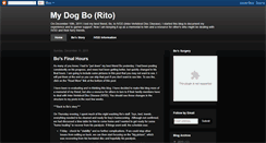 Desktop Screenshot of mydogbo.blogspot.com