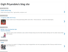 Tablet Screenshot of gigihpriyandoko.blogspot.com