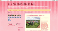 Desktop Screenshot of my50before50list.blogspot.com