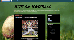 Desktop Screenshot of bitsonbaseball.blogspot.com