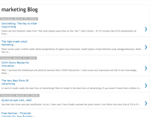 Tablet Screenshot of good-marketingblog.blogspot.com