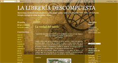 Desktop Screenshot of lalibreriadescompuesta.blogspot.com