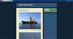 Desktop Screenshot of gallerykapalperang.blogspot.com