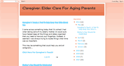 Desktop Screenshot of incareofparents.blogspot.com
