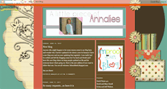 Desktop Screenshot of annalieskeate.blogspot.com